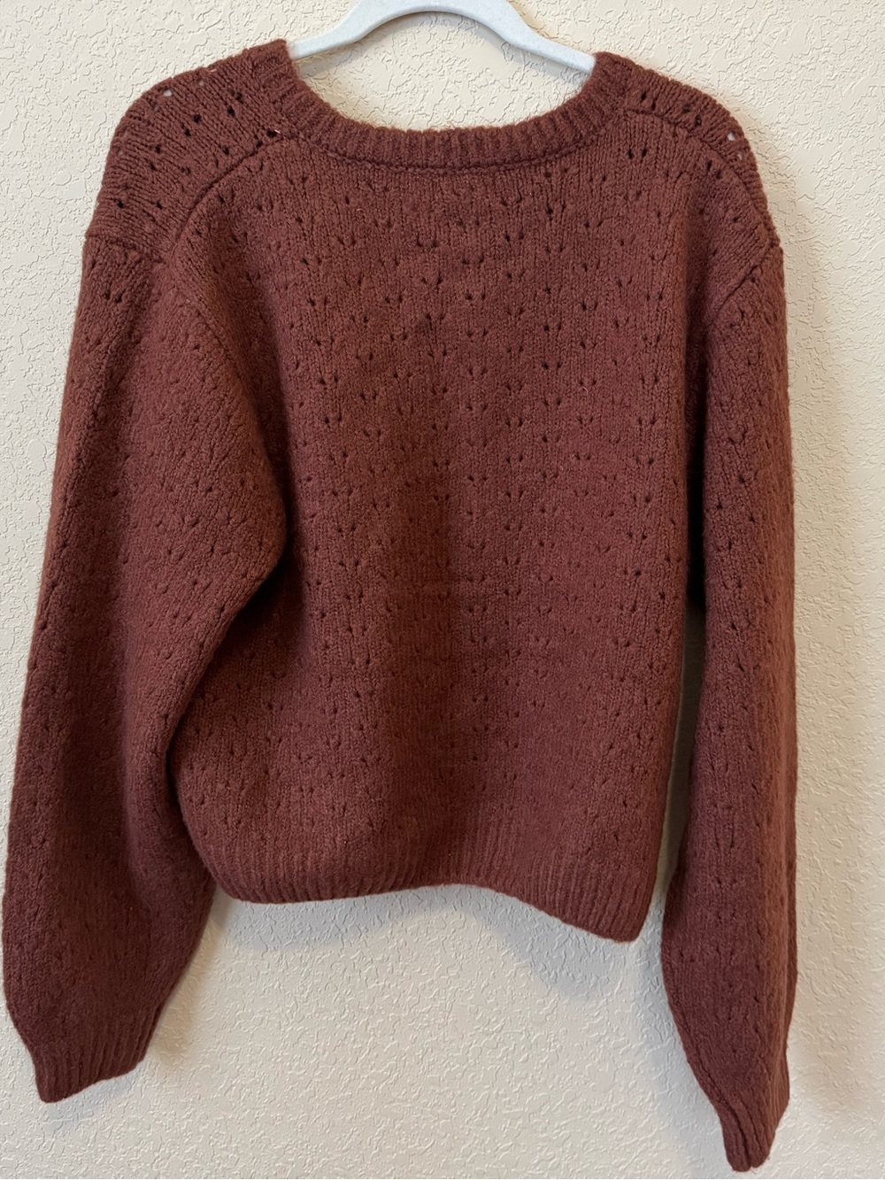 Rylee + Cru Button Down Sweater, Size Large - Picture 2 of 9